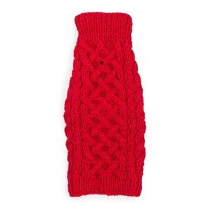 LOVE THY BEAST Red Cableknit Sweater